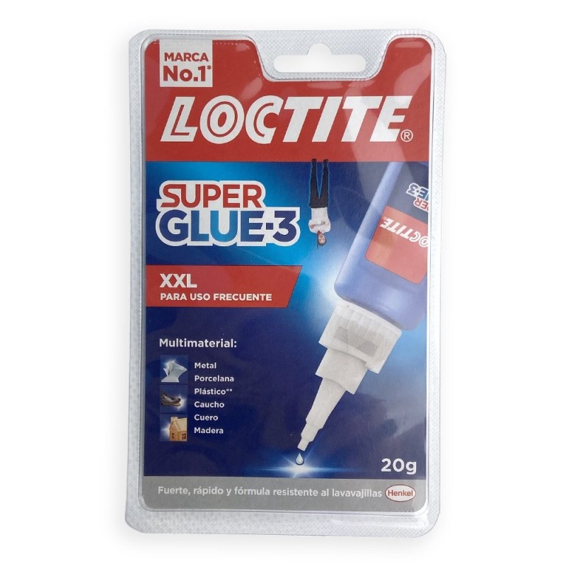 Loctite Super Glue-3 Pincel 5gr - Adhesivo Universal Triple Resistencia -  Fuerza y Uso Instantaneo - 2640969/2046283/2640782/2641844 > Papelería /  Oficina > Manualidades > Pegamentos