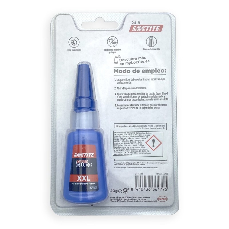 Loctite Super Glue-3 Pegamento Profesional - Pegamentos  Extrafuertes Kalamazoo