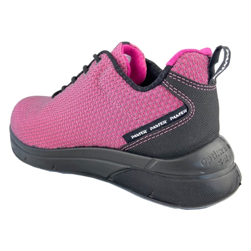 zapatos de seguridad para mujer, zapatos de seguridad rosa