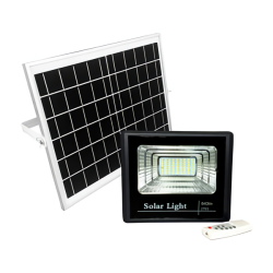 Foco LED solar exterior con mando
